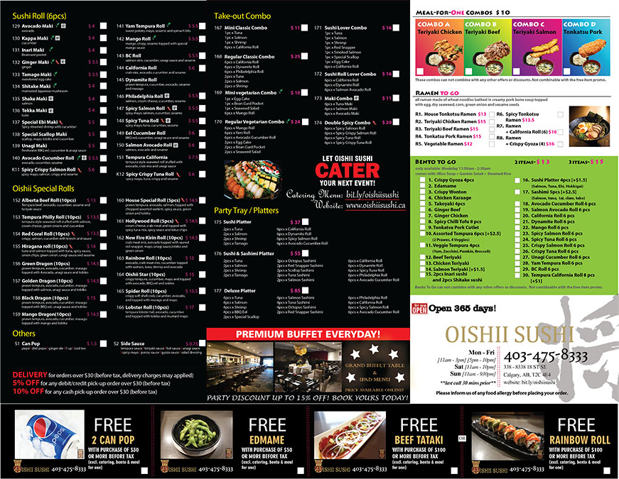 Oishii Sushi Calgary